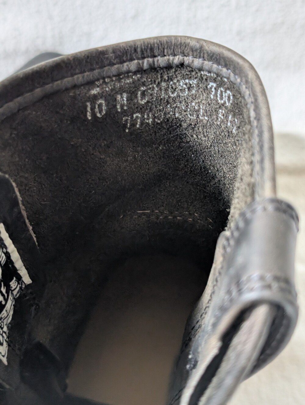 Frye Black Leather Harness Boot Women's Size 10 - Picture 3 of 4